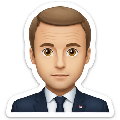 Macron sticker