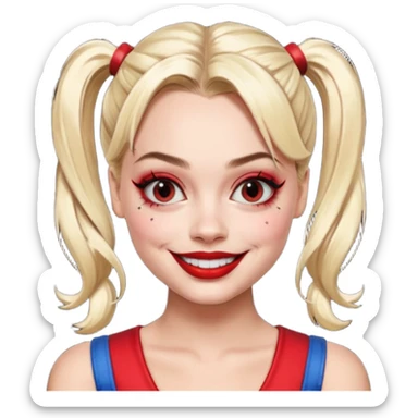 harley quinn margot robbie sticker