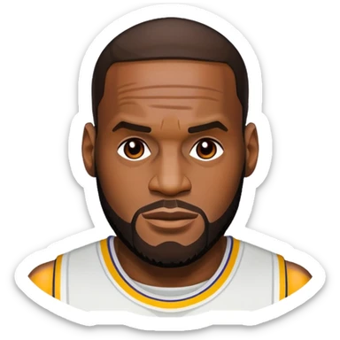 LeBron James sticker