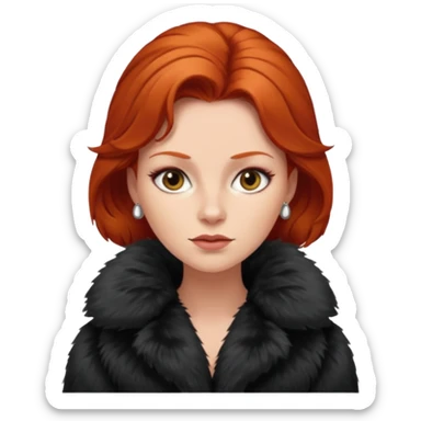 redhead mob wife sticker