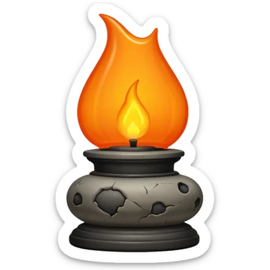 Seal oil lamp (qulliq) sticker