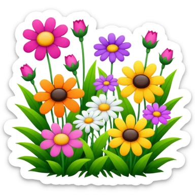 Grow a garden sticker