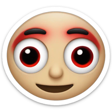 Bloodshot eyes sticker