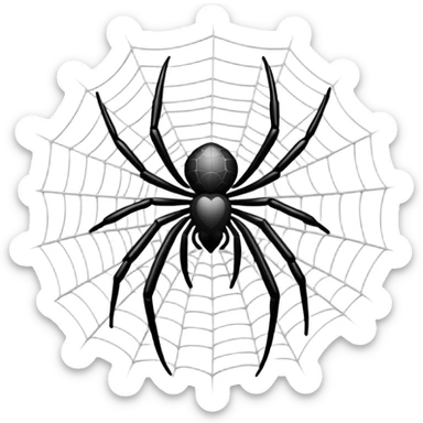 Make the I love u using spider web emoji 

 sticker