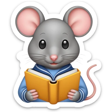 student mouse sticker