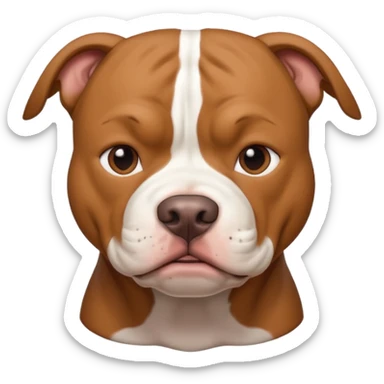 Un pitbull sticker