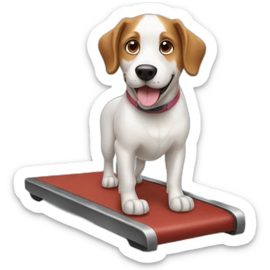 Dog treadmill  sticker