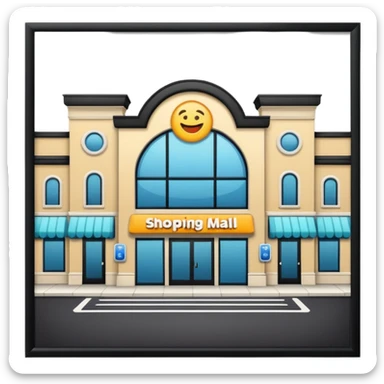 shopping mall sticker