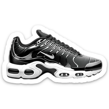 Nike Air Max Plus TN "Black Chrome" sticker