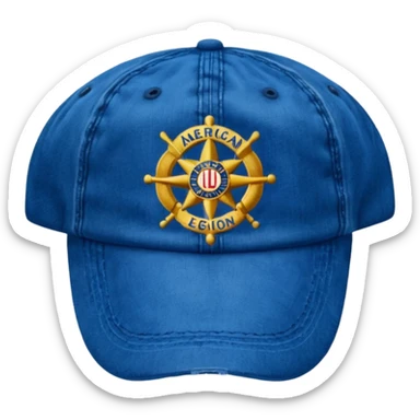 American legion hat sticker