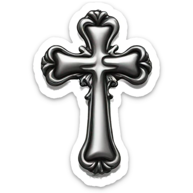 chrome hearts cross sticker