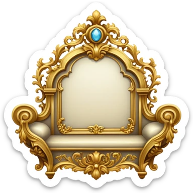 rococo entry granted ticket sticker