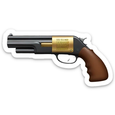 shotgun cartridge sticker