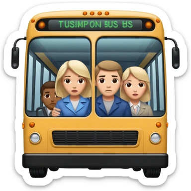 A man throwing one woman under a bus  sticker