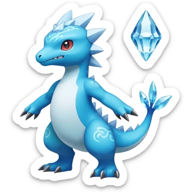 Inteleon-Pokémon-Amaura-fusion (full body) sticker
