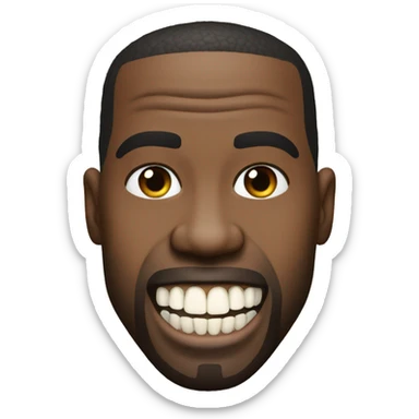 Kanye West flaunts titanium teeth grills  sticker