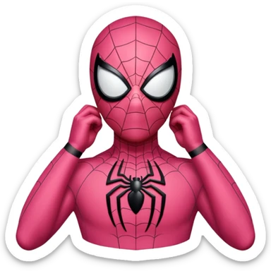 The name "Muntaha" with a pink spider man theme sticker