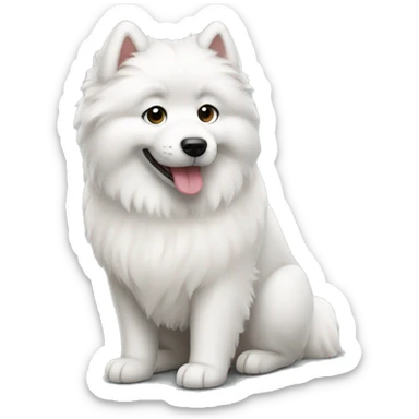 Samoyed dog sticker