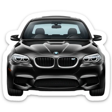 BMW M5 black sticker