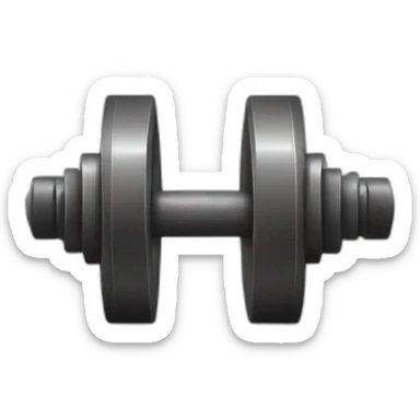 Barbell clip sticker