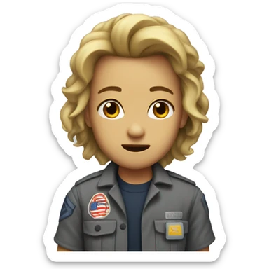 animated emoji of disaster gi sticker