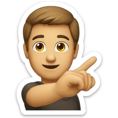 italian gesture sticker