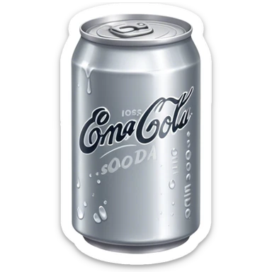 Soda can writting down notes sticker