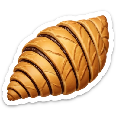 Chocolate croissant  sticker