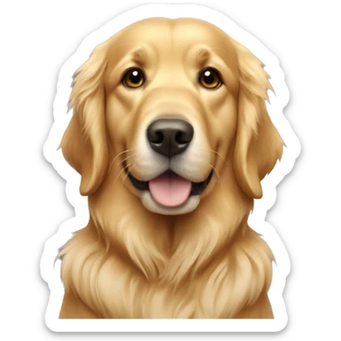 golden retriever sticker