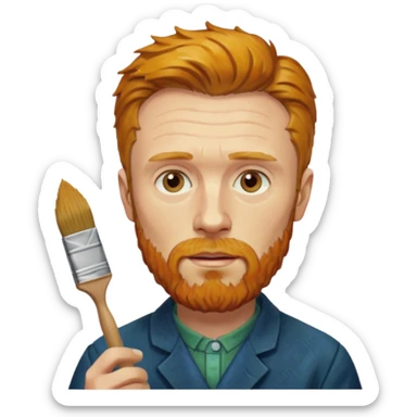 van gogh sticker
