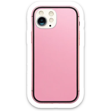 Pink iphone 13 sticker