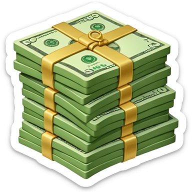 Сделай пачку денег как в GTA San Andreas sticker