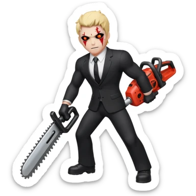 Chainsaw man sticker