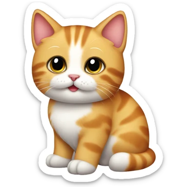 Really cute cat sticker