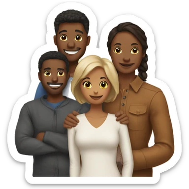 I am thankful for my family  sticker