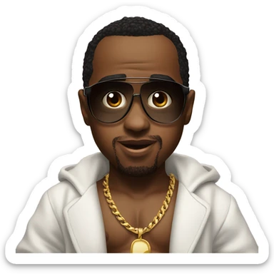 P Diddy baby oil sticker