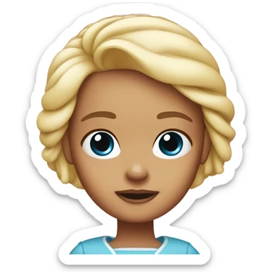 Crying barbie sticker