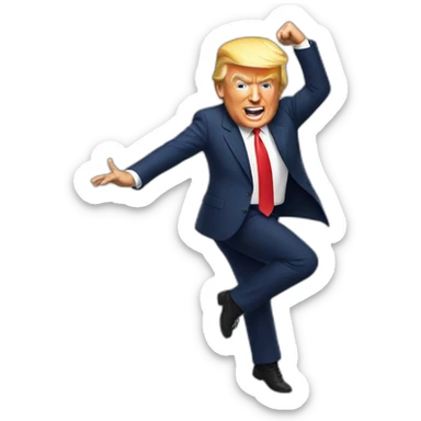 Trump dance sticker