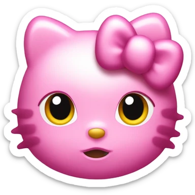 Hello kitty pink  sticker