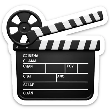 a cinema clap sticker