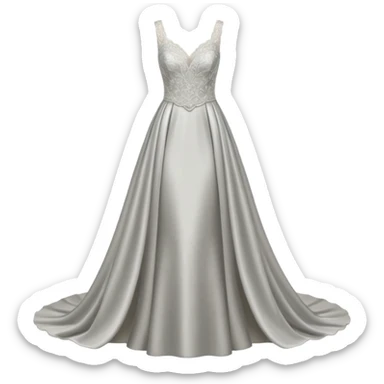 silver bridal sticker