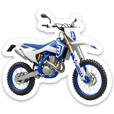 Husqvarna dirtbike sticker