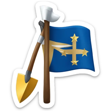 Eureka flag sticker