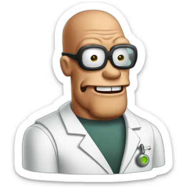 dr. Zoidberg from futurama sticker