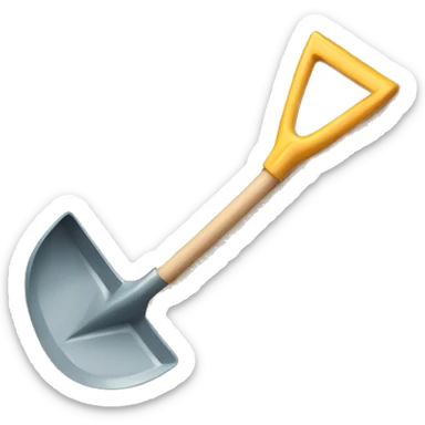children's sand shovel sticker