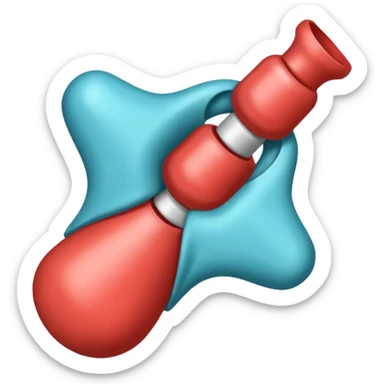 Thyroid gland sticker