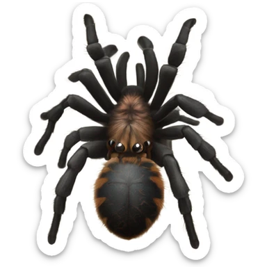 tarantula spider realistic  sticker