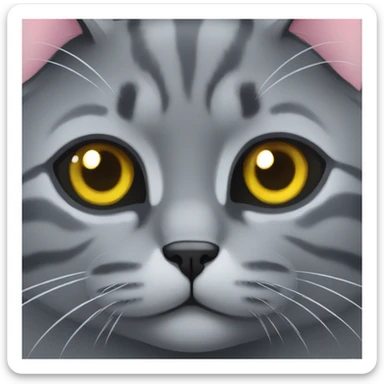 a chartreux sticker