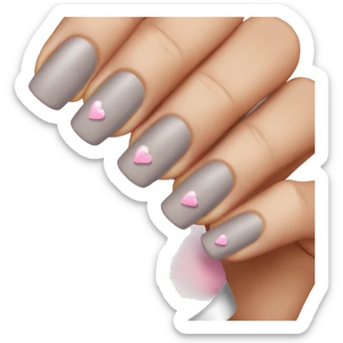 nails with french tip sticker