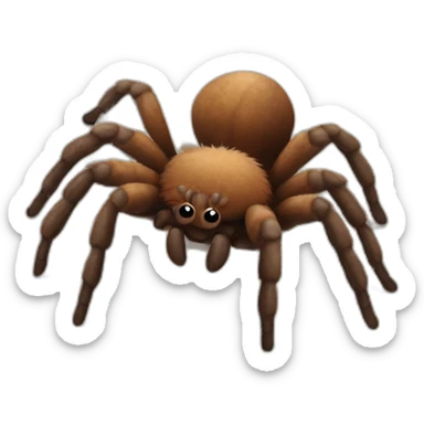 Cute little Chubby Tarantula  sticker